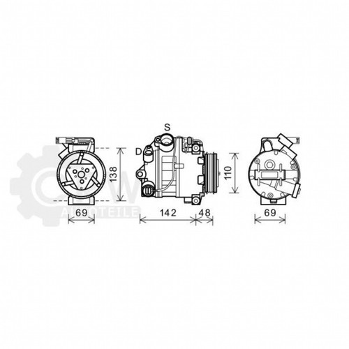 Compressore climatizzatore per - compressore,