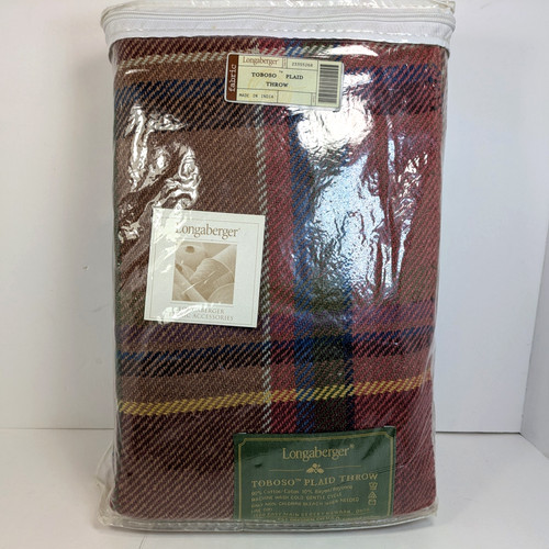 Longaberger toboso plaid - longaberger,