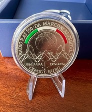 ITALIA 2024 150 ANNI GUGLIELMO MARCONI 100 ANNI RADIO MONETA 5 EURO ARGENTO FDC