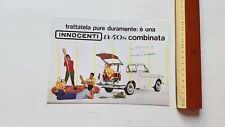 Innocenti A 40 Combinata 1961 depliant epoca originale genuine brochure