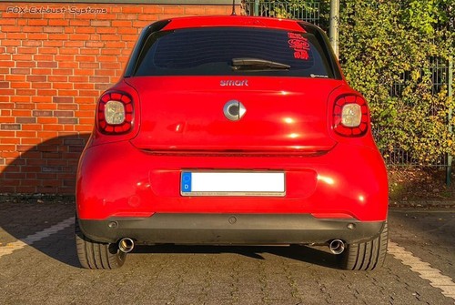 Scarico sportivo fox per smart - scarico,