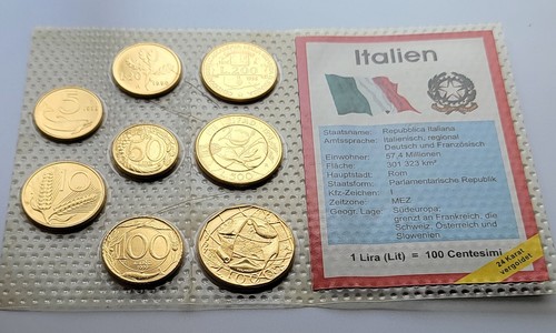Italia serie monete - monete, da