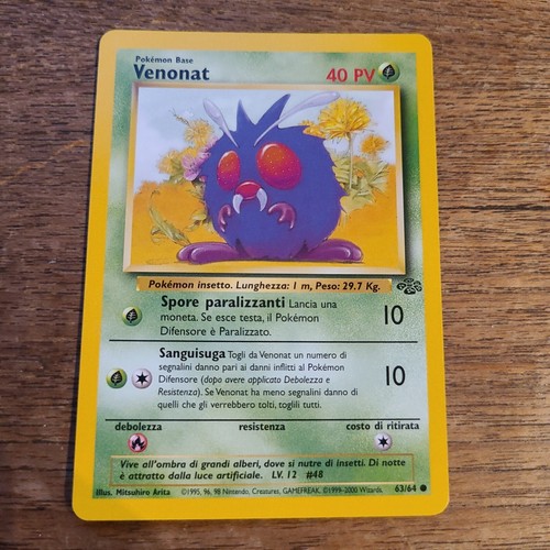 Venonat jungle carta - venonat, 63/64