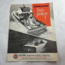 Brochure catalogo motori nautici Eaton Marine News nuovi intercettori