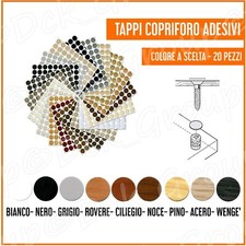 Tappi adesivi copriforo fori - tappi,