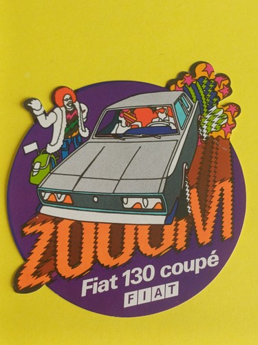 Rare autocollant vintage fiat - autocollant,