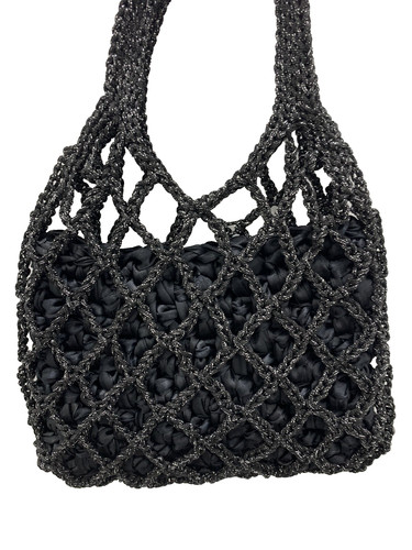 Borsa uncinetto lurex - uncinetto,