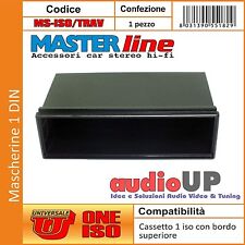 CASSETTO PORTAOGGETTI UNIVERSALE PER MASCHERINA AUTORADIO ISO. MASTERLINE