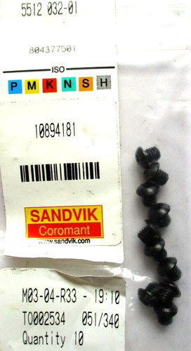 10x sandvik vite mezzotondo - 10x, a