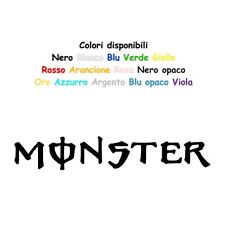 Adesivo MONSTER in vinile