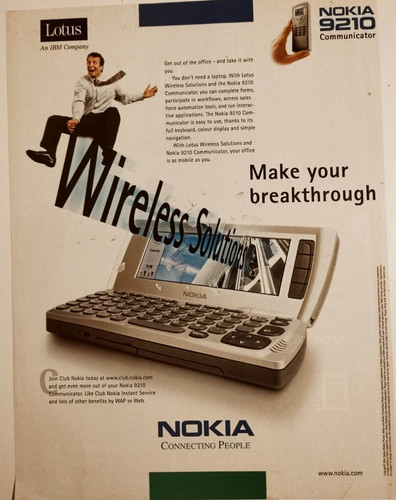 Pubblicità stampa telefono