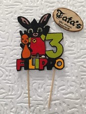 Cake Topper Bing In Legno