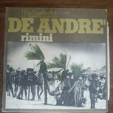 VINILE LP 33 GIRI - FABRIZIO DE ANDRE  RIMINI 1978 CONCESSIONE DURIUM RARISSIMA
