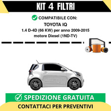 Kit 4 Filtri Tagliando per