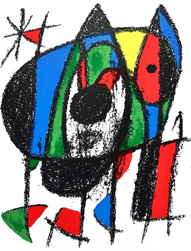 Joan mirò litografia - mirò ,