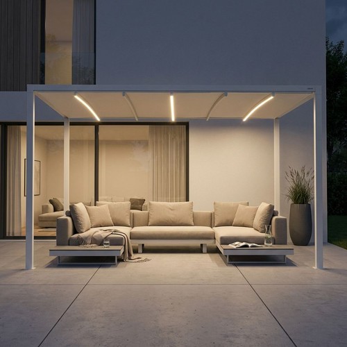 Moderno pergola retrattile - moderno,