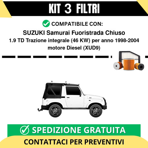 Kit filtri tagliando per - kit,