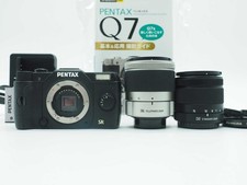 Pentax Q7 fotocamera digitale nera 12,4 MP 02 06 obiettivo 404 scatti [Exc+] ...