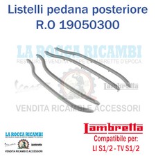 Kit listelli pedana - listelli, posteriore