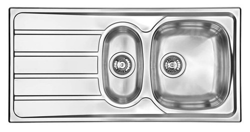 Lavello acciaio inox - acciaio, 100