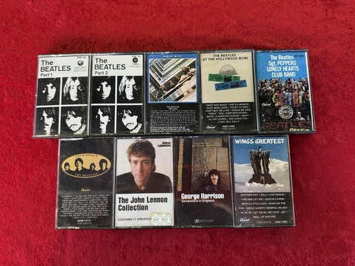 Beatles cassette lot - beatles, lennon