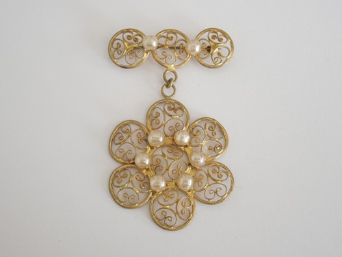 Vintage spilla con - vintage,
