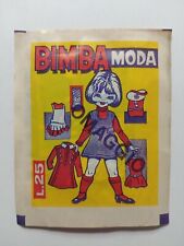 bustina figurine piena BIMBA MODA Lampo 1972