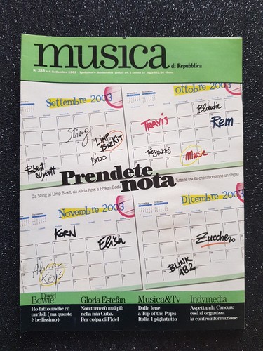 G107 rivista musica 2003 - g107,