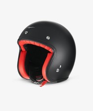 MOTO GUZZI 607877M01CL Casco NERO JET " THE CLAN " TAGLIA XS