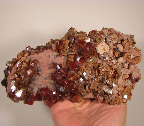 Cristalli vanadinite rossi - cristalli,