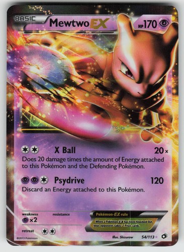 Mewtwo 113 holo ultra - mewtwo,