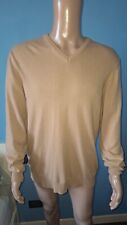 ARMANI COLLEZIONI PULL OVER BEIGE UOMO MANICA LUNGA TAGLIA 56 ITALIANA XXL INTER