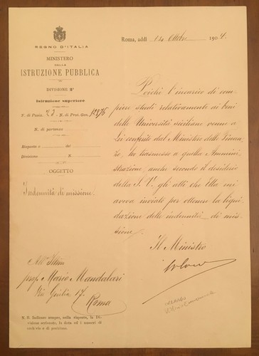 Attestato firmato vittorio - attestato,