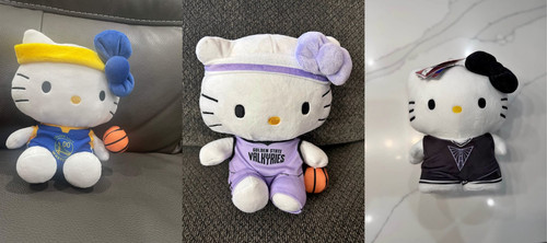 Trio bambole peluche - di,