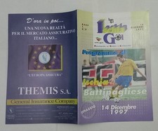 RARO MATCH PROGRAM ISCHIA GOL Anno 1 n.5 14/12/1997 vs BATTIPAGLIESE
