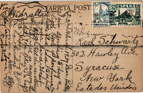 Cartolina scw siviglia a - scw, da
