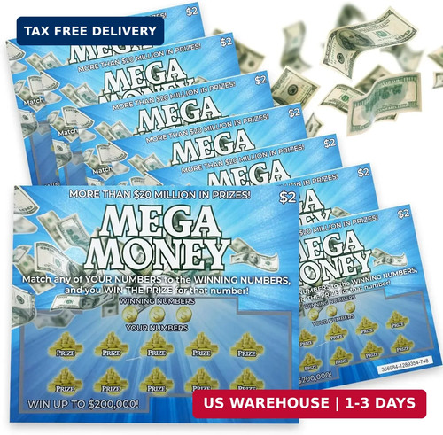 Fake lottery ticket scratcher - lottery,