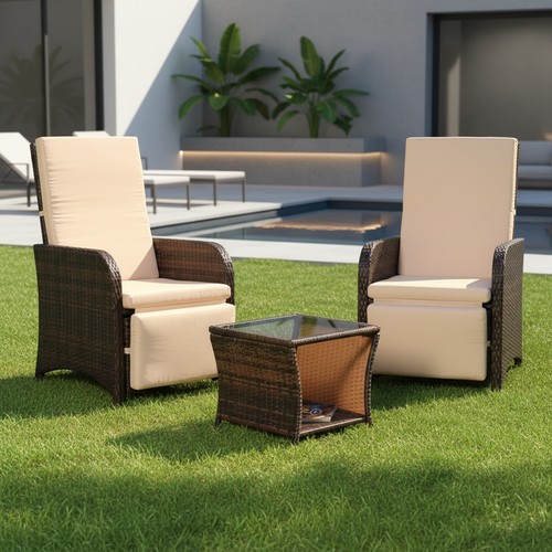 Set sedute polyrattan - set, in