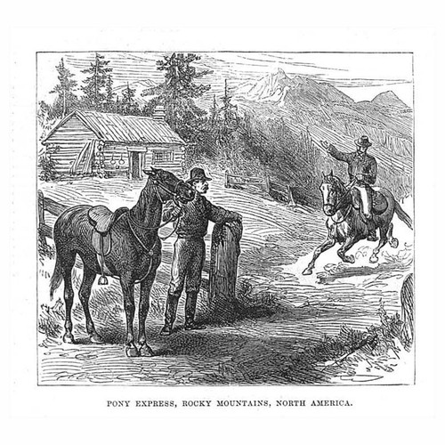 The pony express rocky - the, in