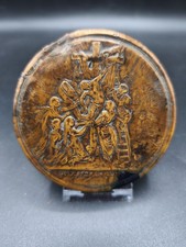 Antica tabacchiera in legno, old snuffbox