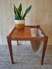 Tavolino porta riviste Fab vintage anni 60 danese Brdr Furbo Spottrup teak