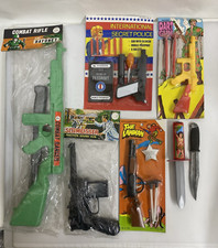 Coltelli Pistola Giocattolo Vintage 7 Pezzi Collezione