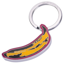 Portachiavi TROIKA Andy Warhol BANANA • Edizione Limitata • Confezione Regalo