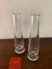 2 Vasi Soliflores In Cristallo