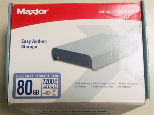 Maxtor 3100 80gb external hard - 80gb,