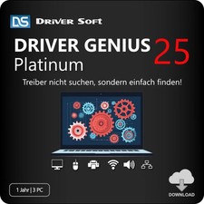 Driver Genius 25 Platinum (2025) per 3 PC / 1 anno di download (chiave)