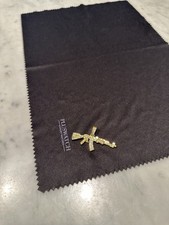 AK-47 Gold Coloured Studded Chain Pendant - Unisex