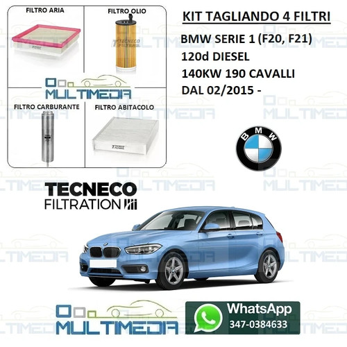 Tagliando filtri tecneco bmw - filtri,