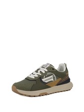 Sneakers stringate uomo verde