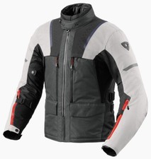 GIACCA JACKET MOTO REV'IT OFFTRACK 2 H2O ANTRACITE SILVER 3 STRATI 3LAYER TG L